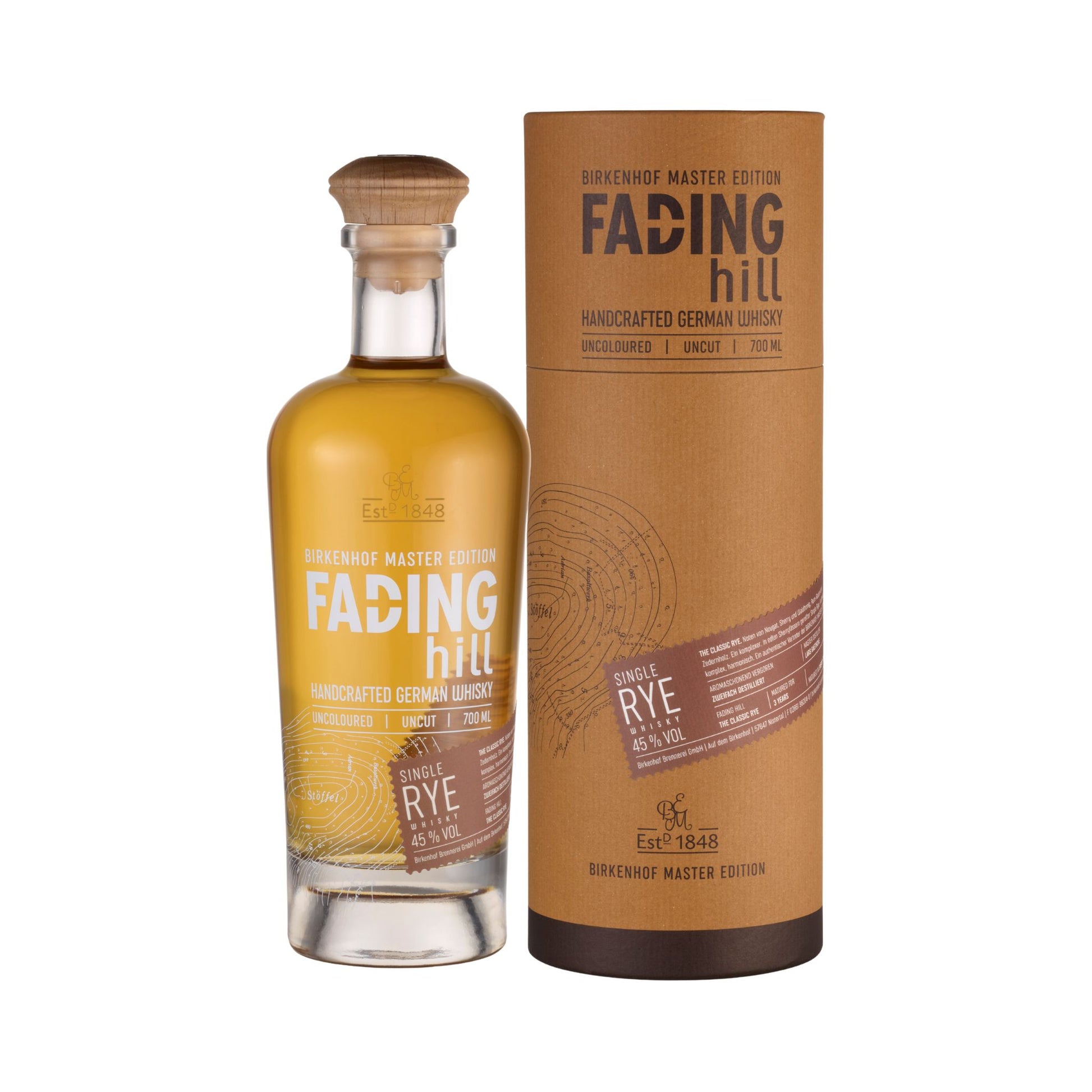 Birkenhof Whisky Fading Hill Single Rye classic