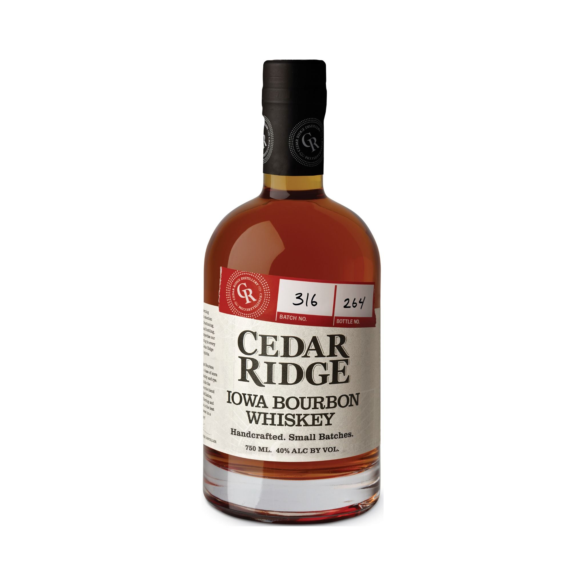 MBWS Cedar Ridge Whiskey Iowa Bourbon 0,7l