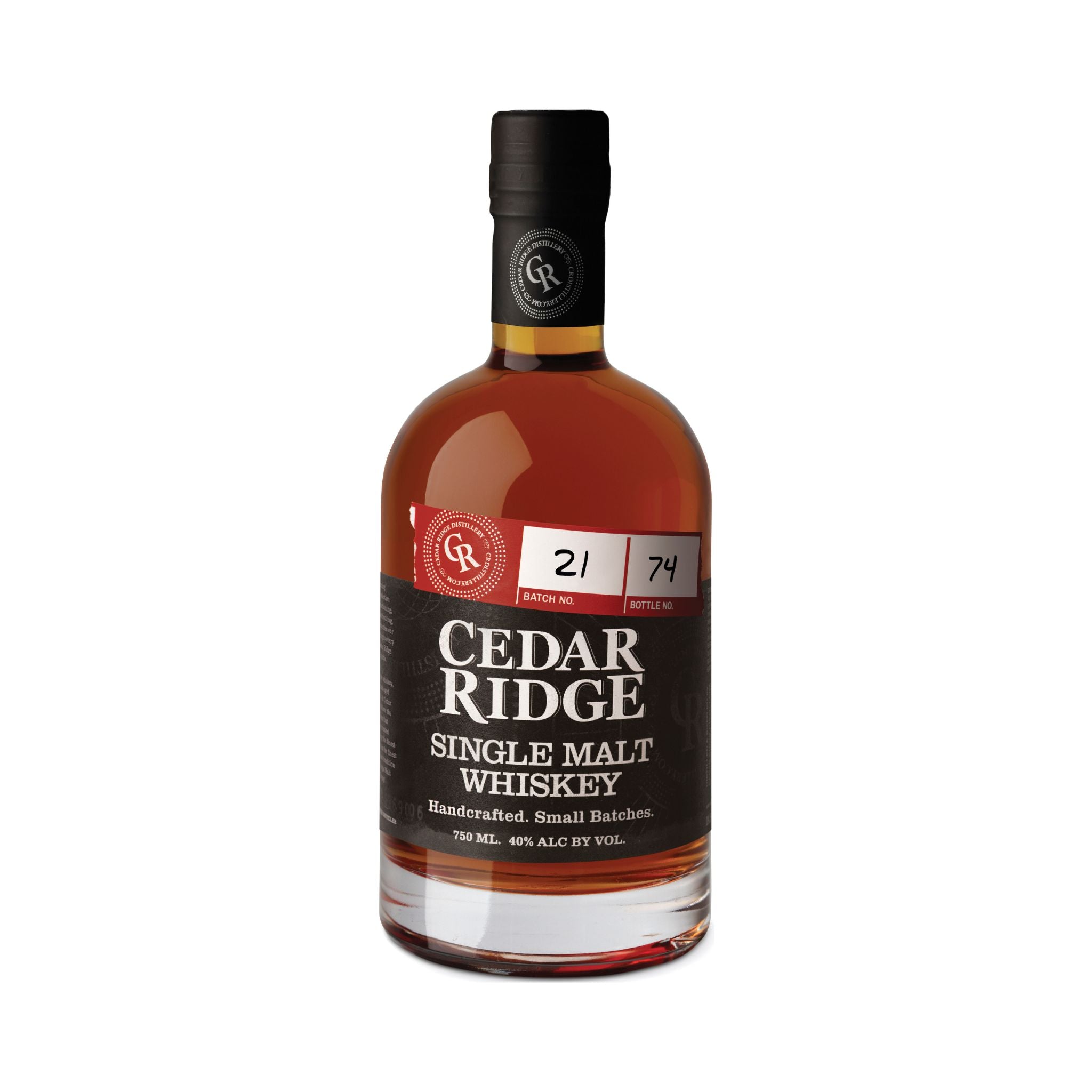 MBWS Cedar Ridge Whiskey Single Malt 0,7l